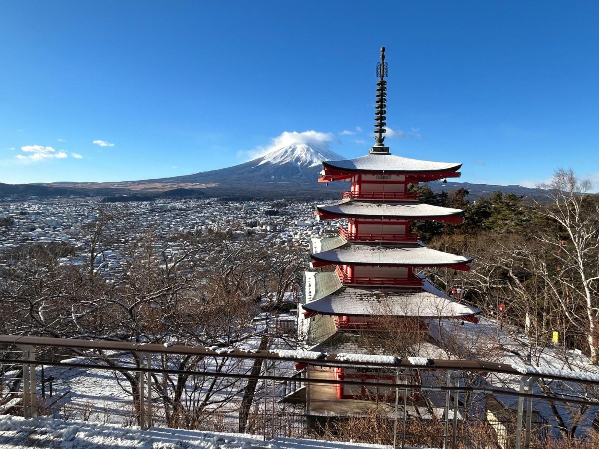 Guest House Fuji No Yado Akebono Building A - Vacation Stay 74316V Fujiyoshida Luaran gambar